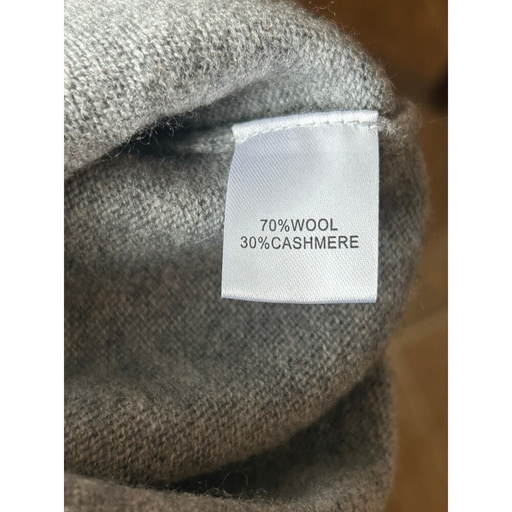 Greyson grey XXL wool cashmere men’s sweater business casual office - Picture 5 of 6